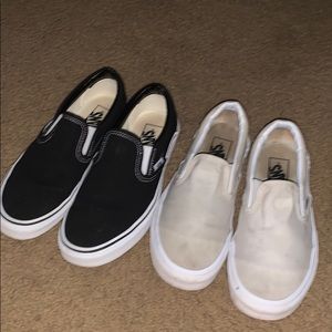 2 pairs of vans